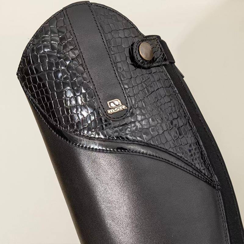All -leather equestrian boots Professional equestrian boots men's anti -slip and wear -resistant test competition cowhide inside lining riding boots female