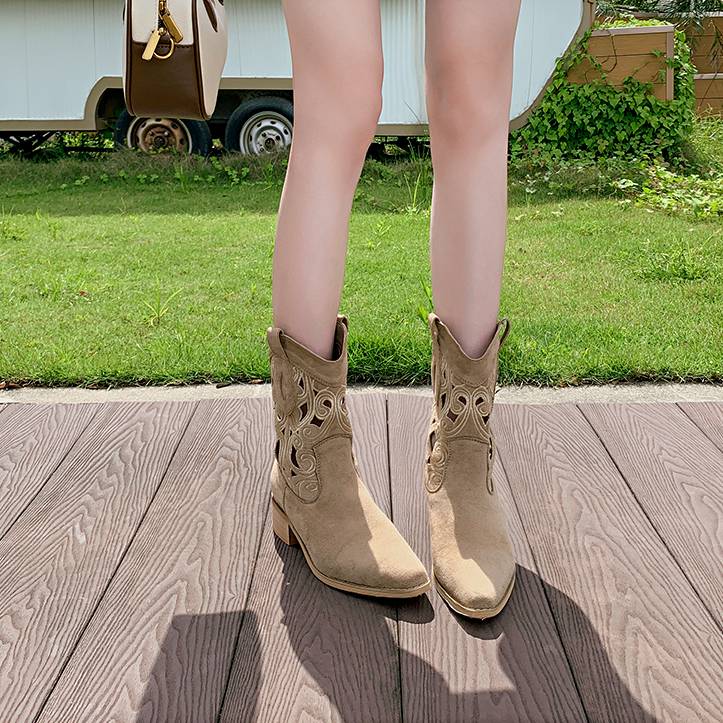 Hong Kong's Air-Air Desert Boots, 2024 Summer Coarse and Short Boots