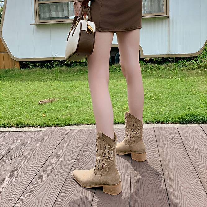 Hong Kong's Air-Air Desert Boots, 2024 Summer Coarse and Short Boots