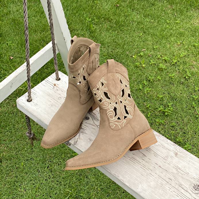 Hong Kong's Air-Air Desert Boots, 2024 Summer Coarse and Short Boots