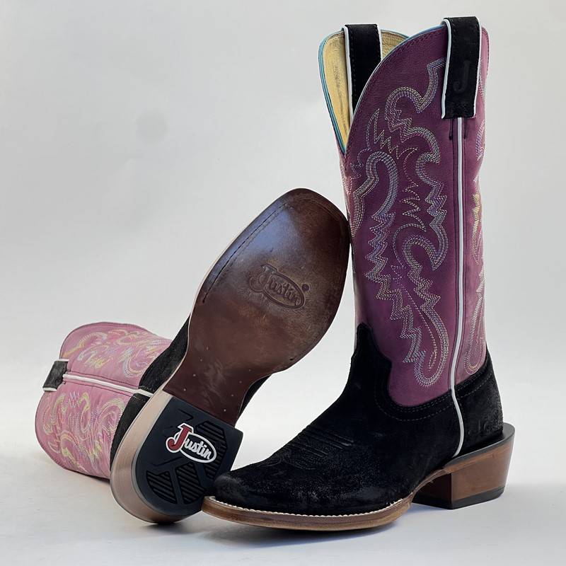 37.5 38.5 campaign new product high -end high -end Western denim boots Knights horse boots women's boots high slope heel