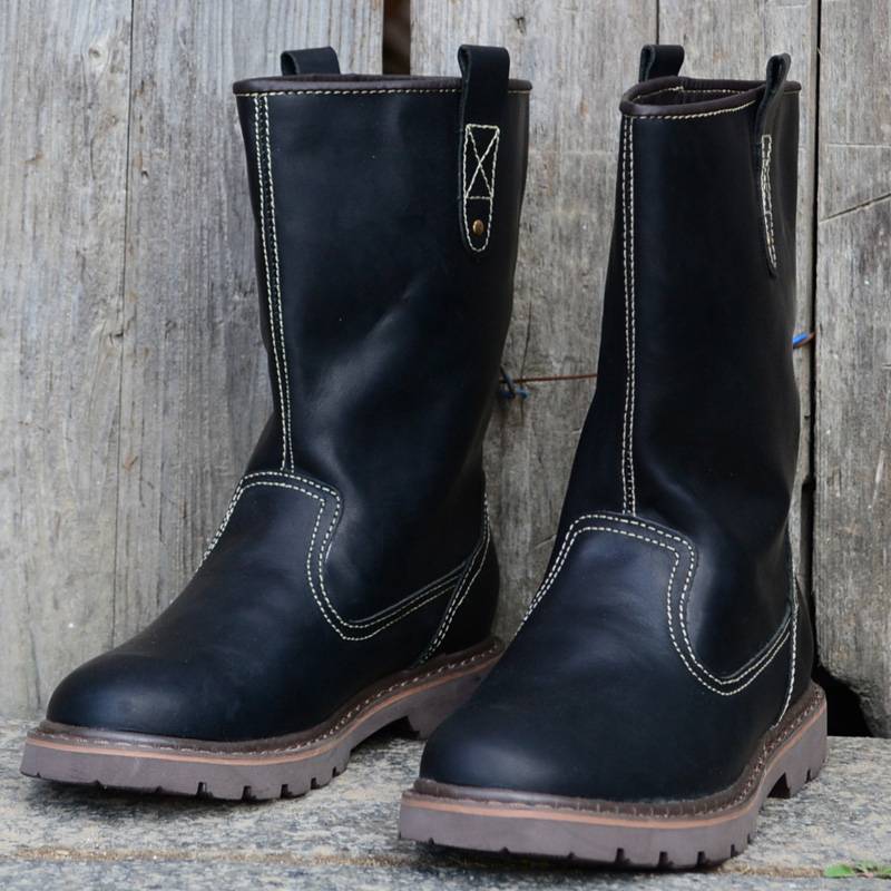 High-skinned boots, waterproof boots, boots, boots, boots, soles, to keep the wind-proof car