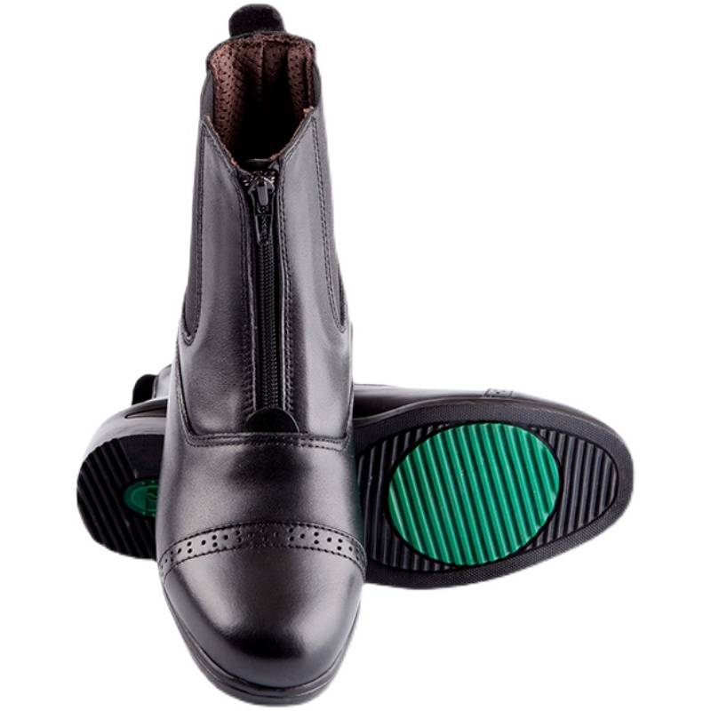 Spring and summer comfortable breathability, wear -resistant leather equestrian horse boots men's adult knight boots barrier boots, equestrian boots