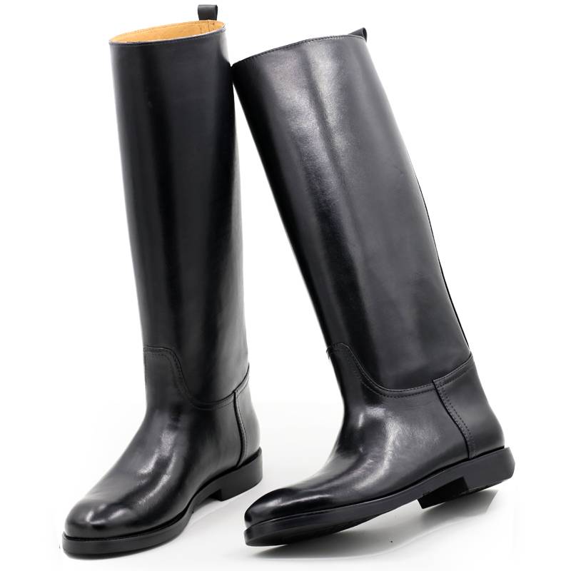 Leather Knight Equestrian Boots Male Paradise Male High Boots Cow Pacific Second Boots Wool Boots Ritual Guard Tibetan Tibetan Boots