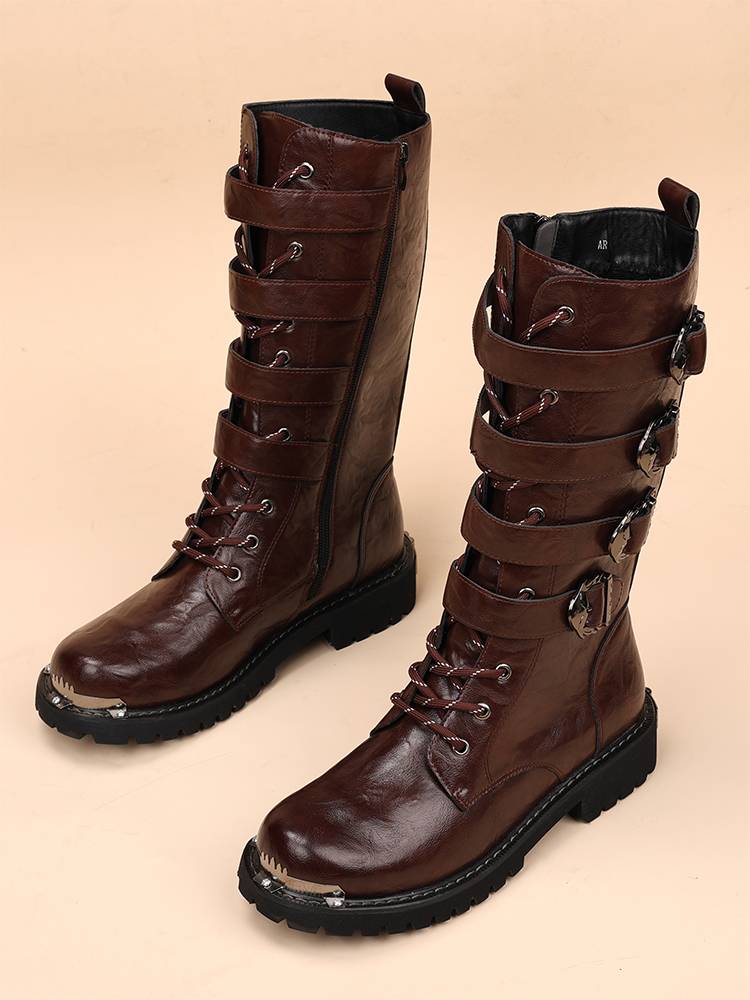High-barrelled man boots, Martin boots, old knights' boots