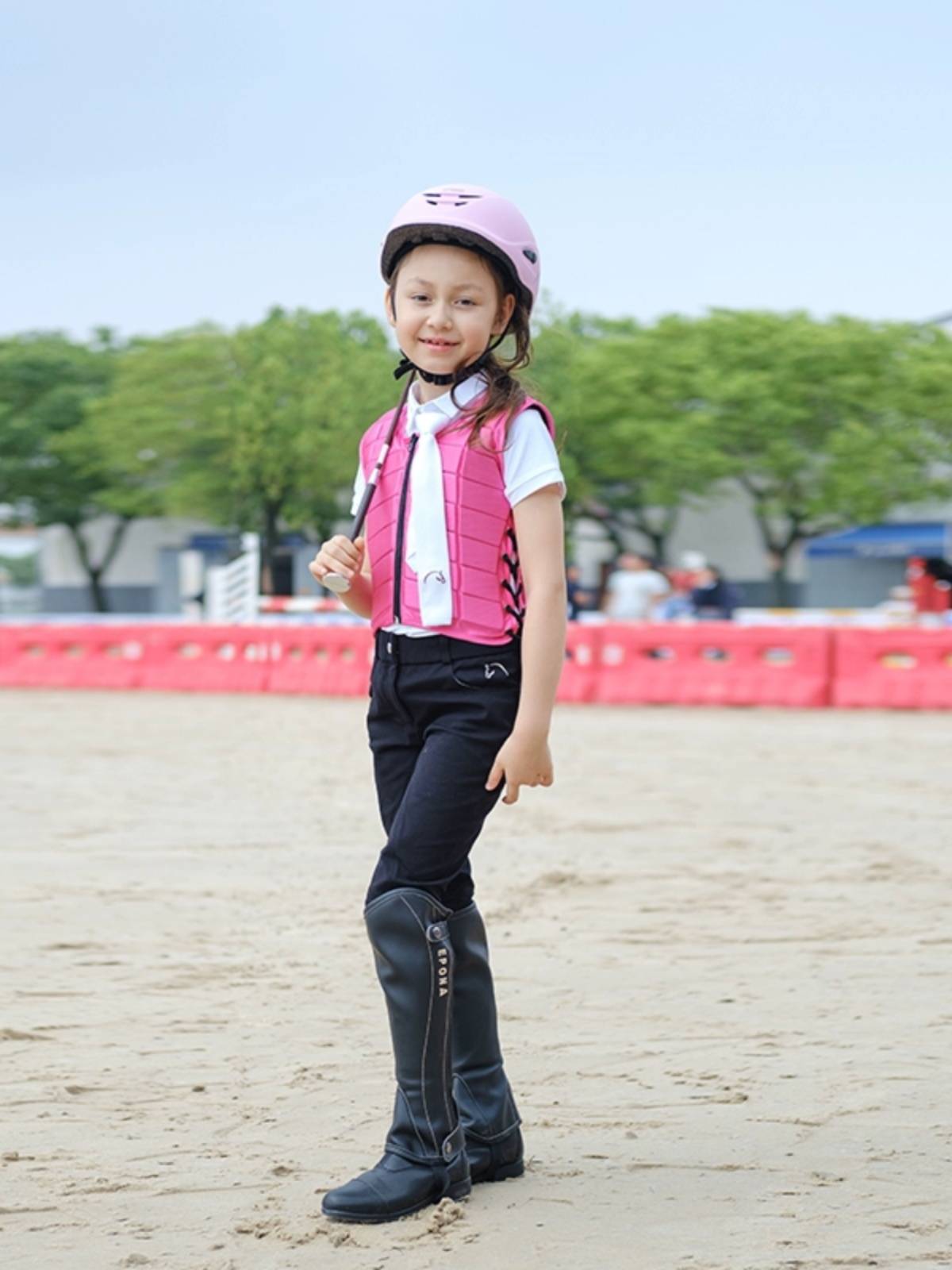 EPONA Child Equestrian Equipment Super Fiber Equestrian Legs Protective Junior Riding Sports Sports Boot Protection Equipment
