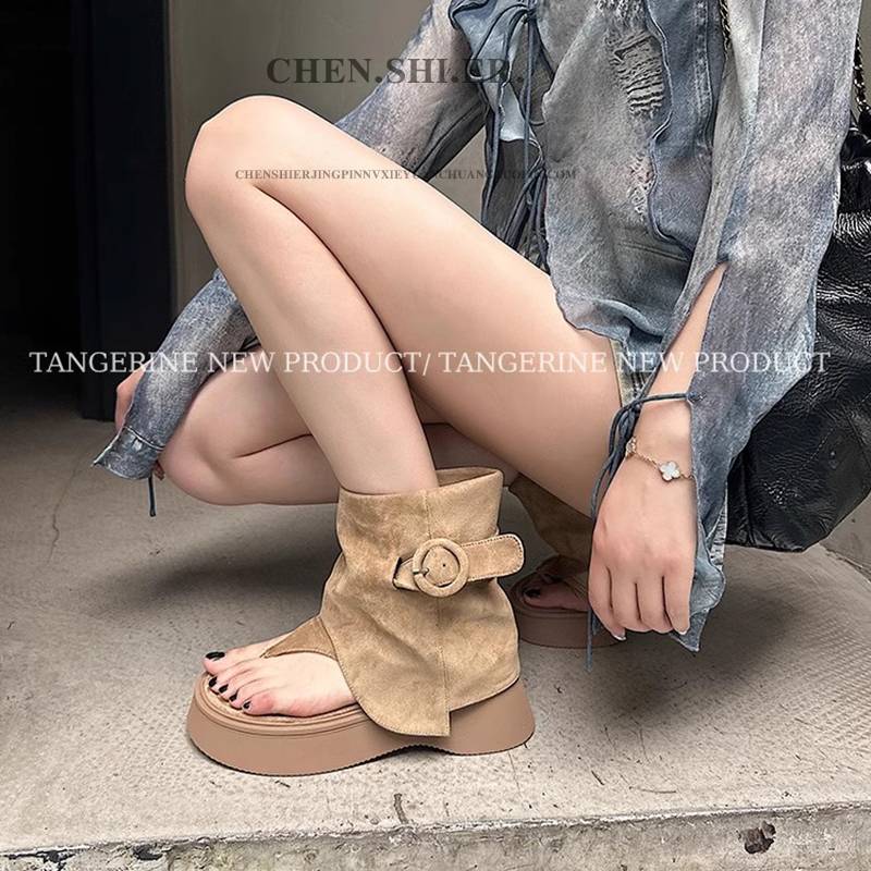 Boots children's summer 2024, high-stake-toe, low-toe, low-toe, high-season cowboy shorts