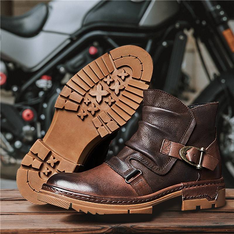 Harley motorcycle in summer riding Martin boots American retro men's shoes Amea Kau Kilita Winter Uaptama boot