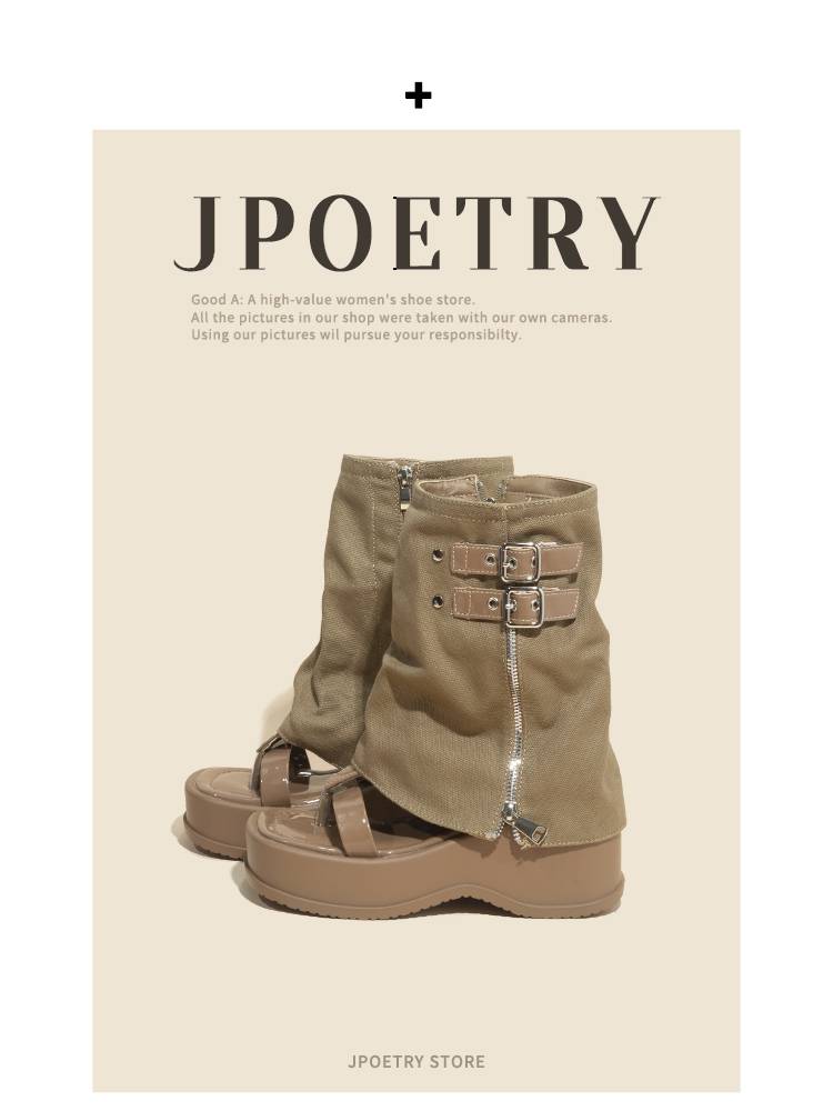 A new 2024 in the summer for boot children, with a thicker bottom with a toe of Roman sandals and relics