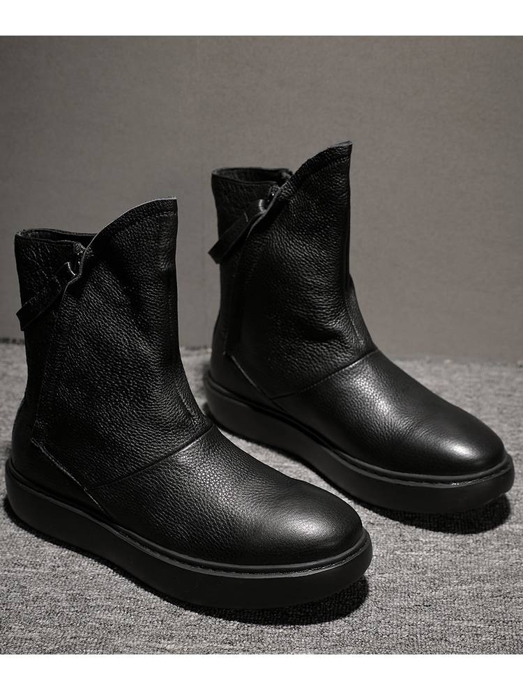 A man's boots and boots