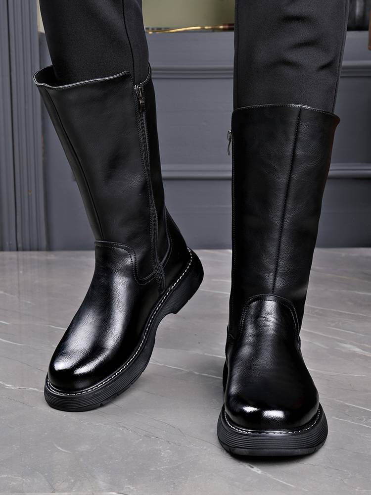 Long-bone boots, American work, retro-mama boots