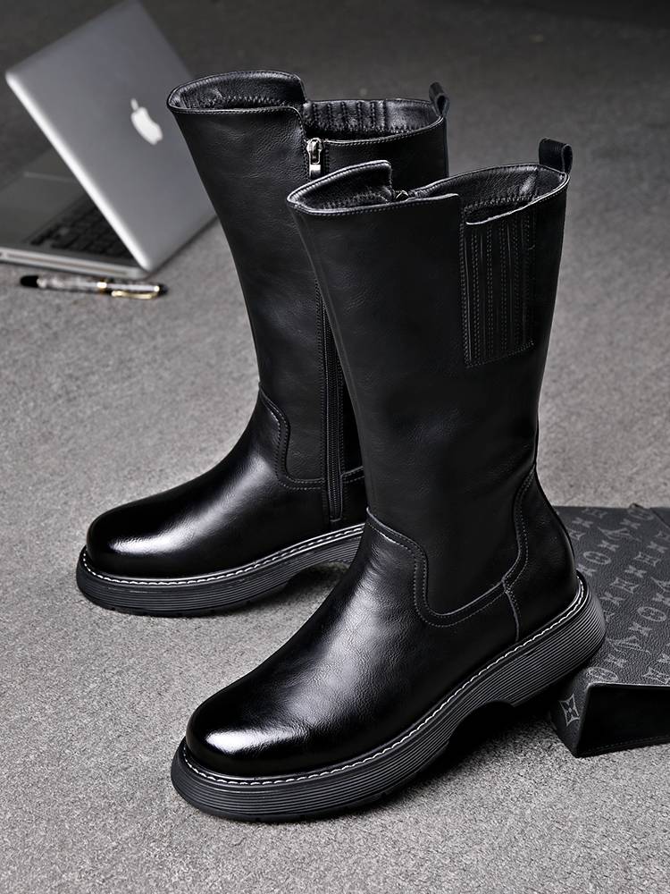 Long-bone boots, American work, retro-mama boots