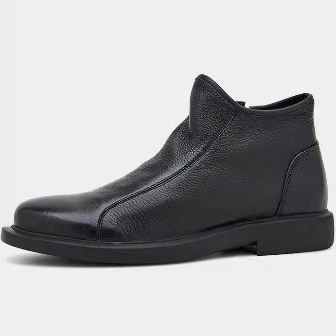 Martin Boots Man's Real Leather-Boiled Foreign Trade Cobbler's Air Reventing Single-Skin Shoes
