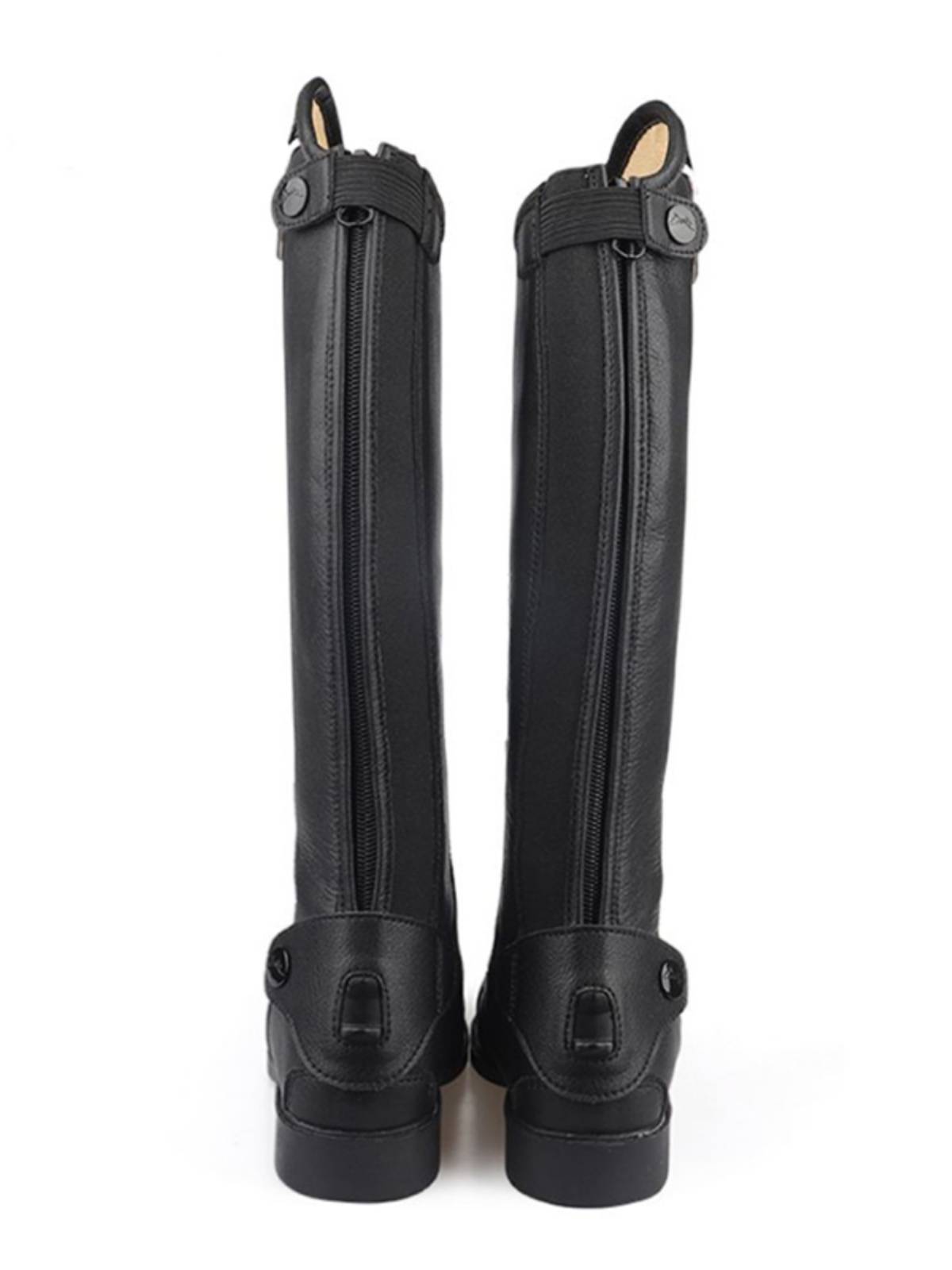 Horseleader equestrian boots cowhide male British -style barrel boots Children's competition race boots female riding boots