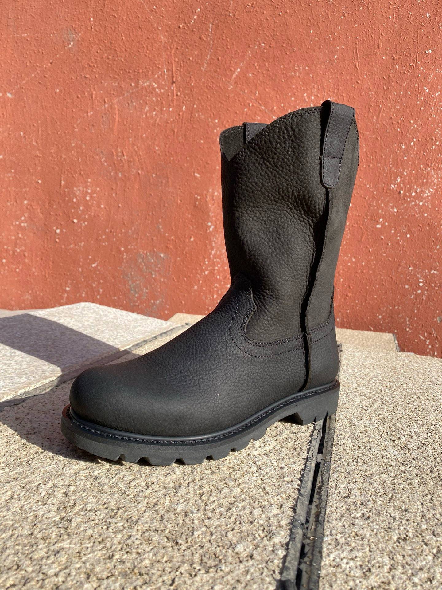 Mongolian boots Martin boots, martial arts boots, solid -off process breathable horse boots, leather denim short boots, knight boots