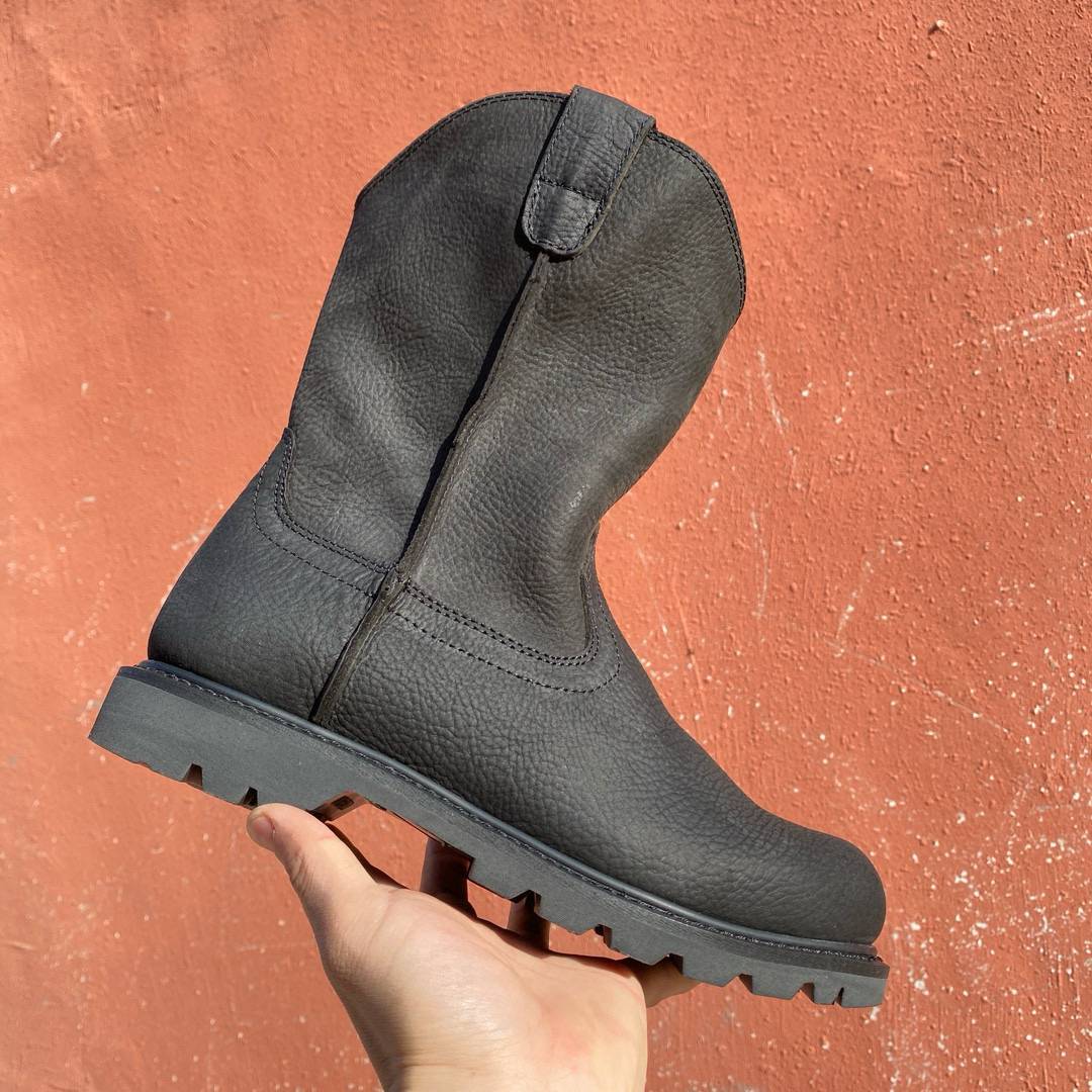 Mongolian boots Martin boots, martial arts boots, solid -off process breathable horse boots, leather denim short boots, knight boots