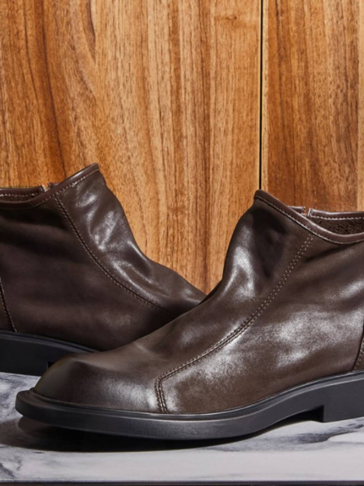 The Korean locker winter retro Chelsea boots, the Martin boots