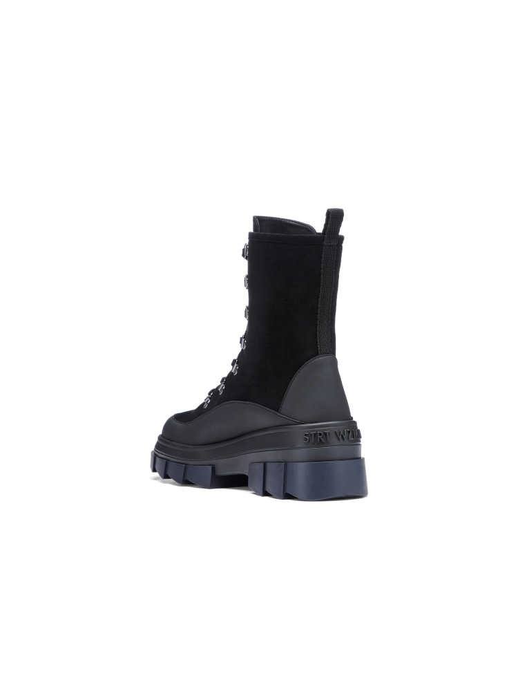 Stuart Weitzman/SW Noho Bootie Spring thick Martin boots thick heel boots climbing boots