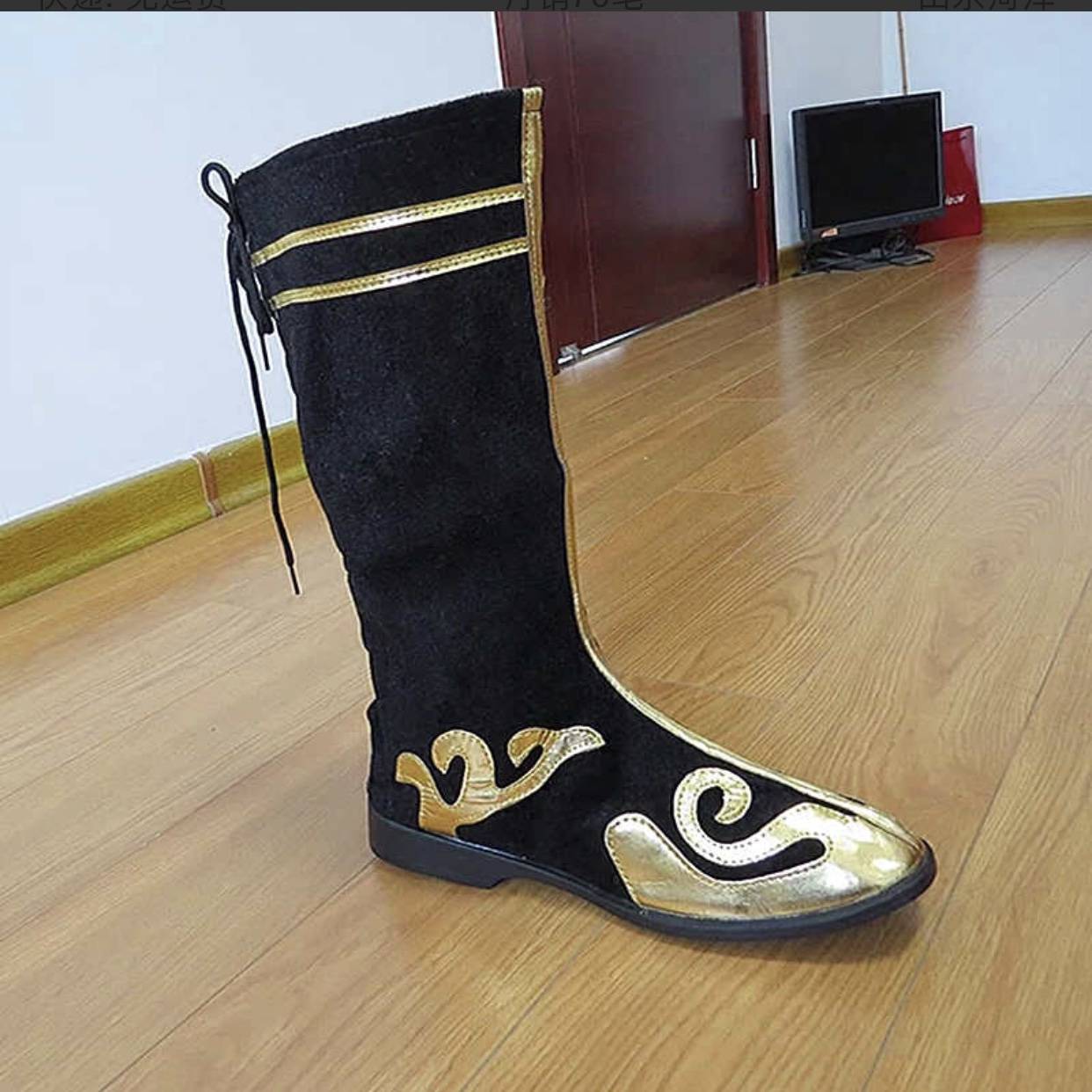 Mongol dance boots, male and female ethnic dance boots, Xinjiang Tibetan dance boots and horse boots, ethnic minority dance shoes