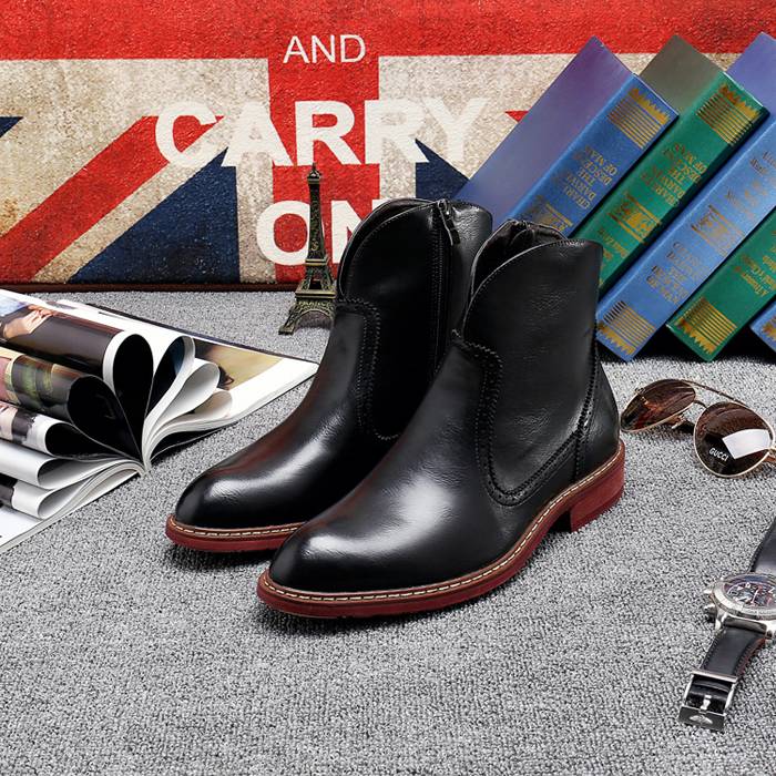 Korean Mongol Boots Recreational Boots Moose Boots Man's Boots Martin's Boots Long Boots Man's Boots Raised High Boots in Point Point
