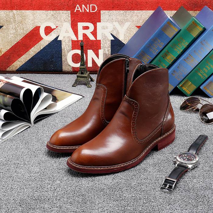 Korean Mongol Boots Recreational Boots Moose Boots Man's Boots Martin's Boots Long Boots Man's Boots Raised High Boots in Point Point
