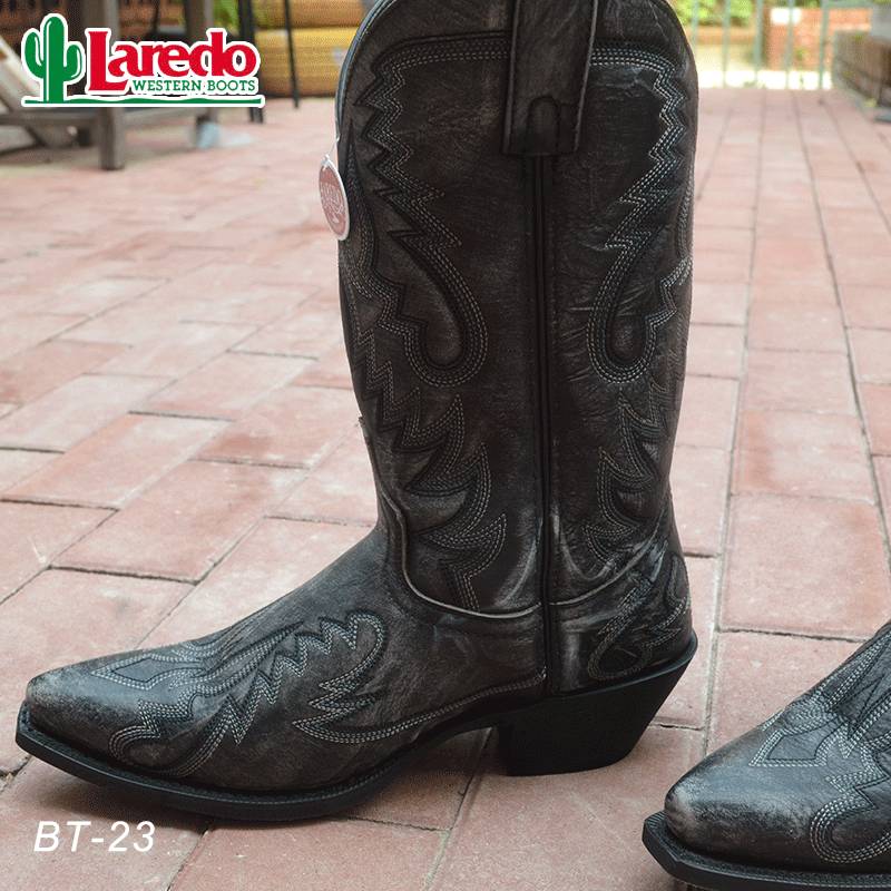 American genuine LAREDO Western denim boots men's model American riding horse boots in the boots