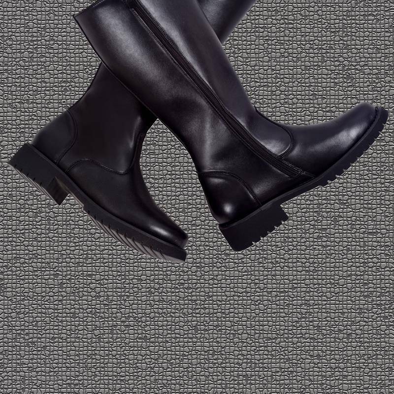 British high boots riding ride boots, men's and women, fur boots, flag -raised fiber boots, show high boots equestrian boots drum band boots