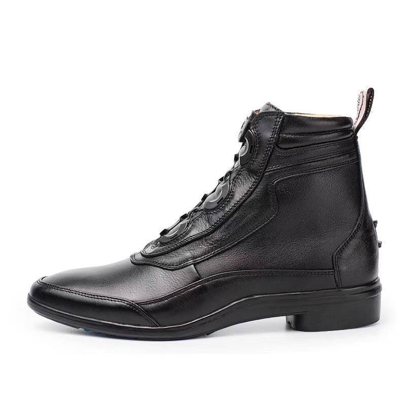 French brand calfskin short boots riding training equipment boots British equestrian horse boots short export horse boots
