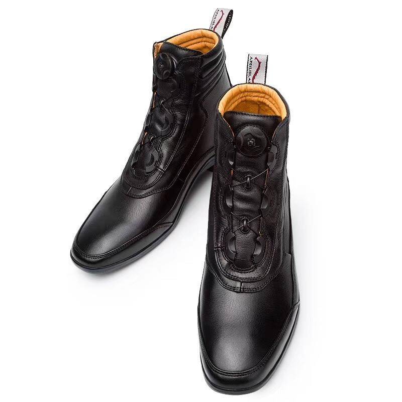 French brand calfskin short boots riding training equipment boots British equestrian horse boots short export horse boots