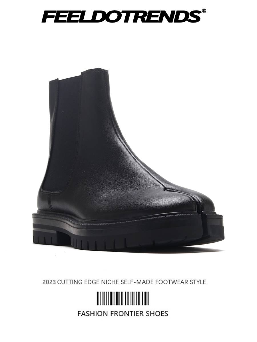 Waste Du Chao Pin Horseshoe Boots Men's Women and Women Couples High Skin Skin Skin Shoes September Shoes British Wind Cherry Boots