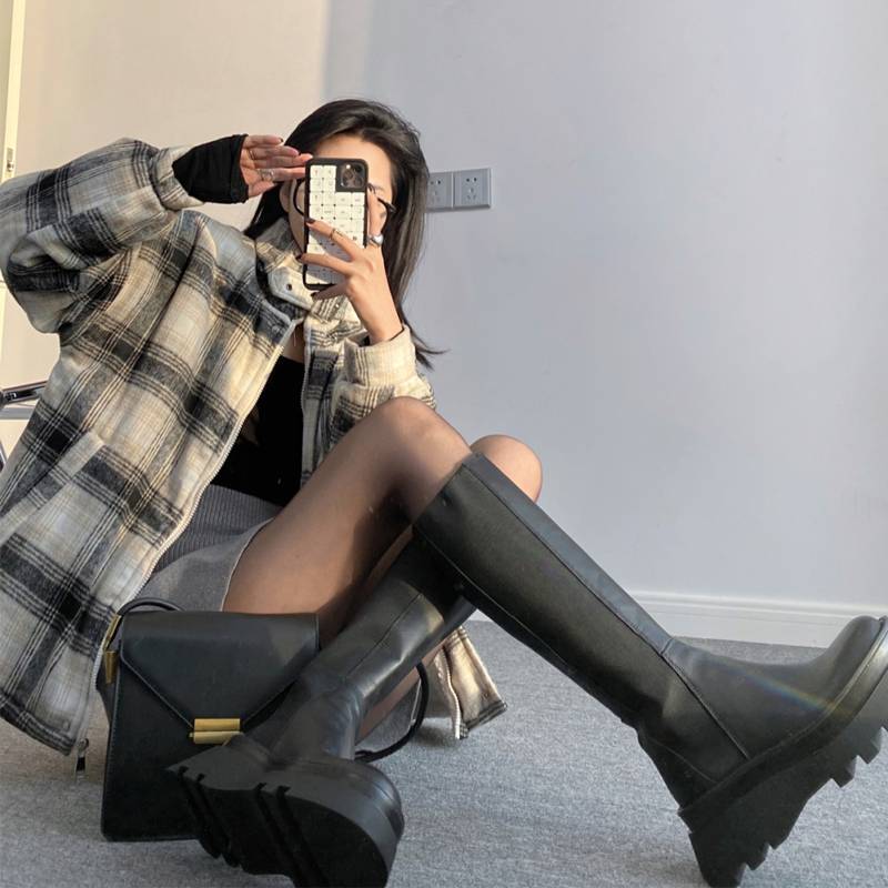ZAR DTM Summer Martin Boots Female British Wind Style Small Boot Boots Plusal Pooxing Cavaliers Tobacco Smooth Boots