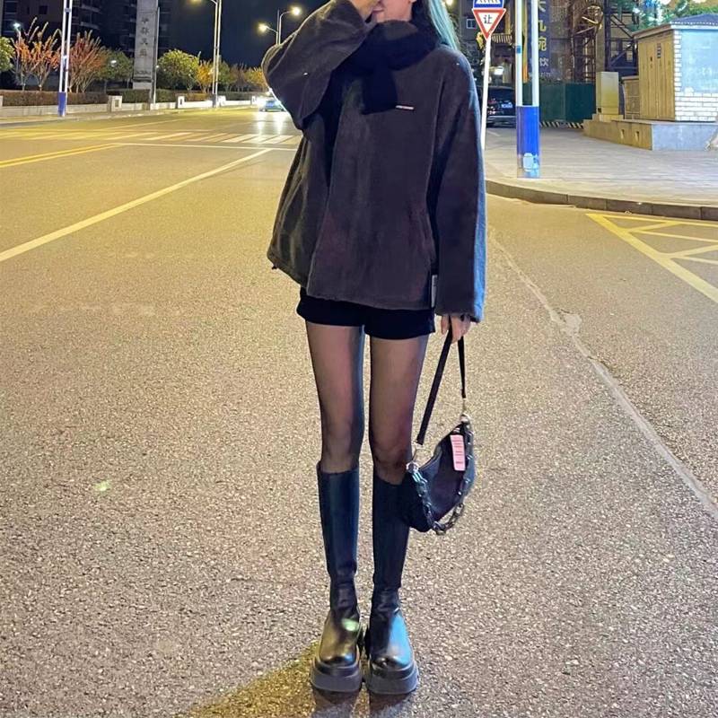 ZAR DTM Summer Martin Boots Female British Wind Style Small Boot Boots Plusal Pooxing Cavaliers Tobacco Smooth Boots