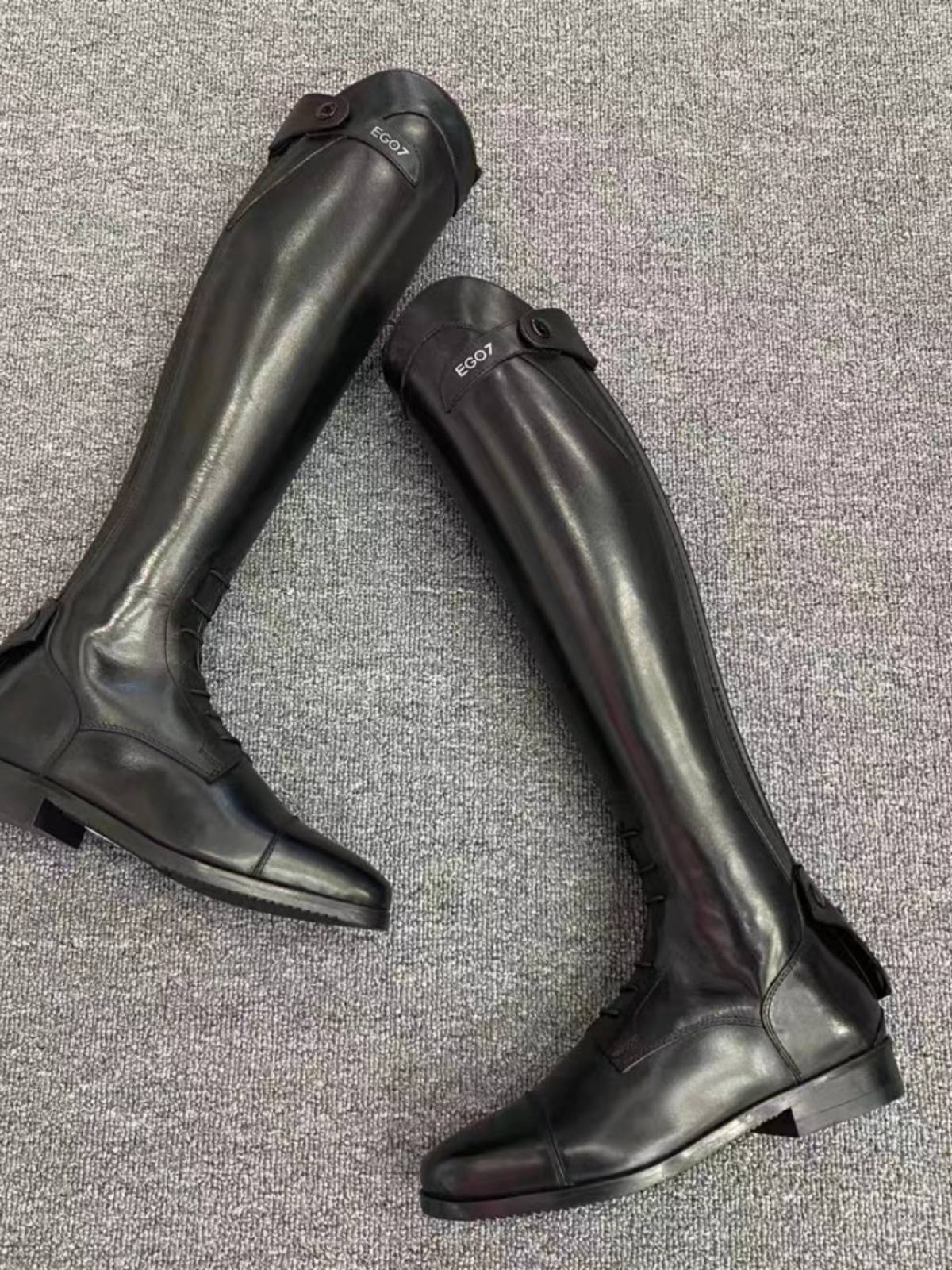 Italy imported EGO7 equestrian boots men and women, the same Knights equestrian boots, riding horse boots, hindered boots