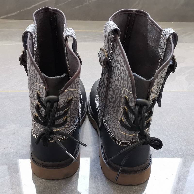 Fermore Mongolian Boots Retro Horse Boots Folk Leather Martin Boot Basepiece Boot Boots Motorcycle Boots Motorcycle Knight Boots