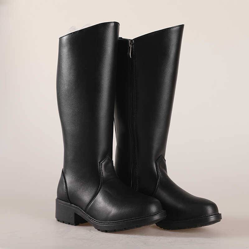 2024 new men's and female knight high boots Martin boots cosplay animation game equestrian boots guard guard