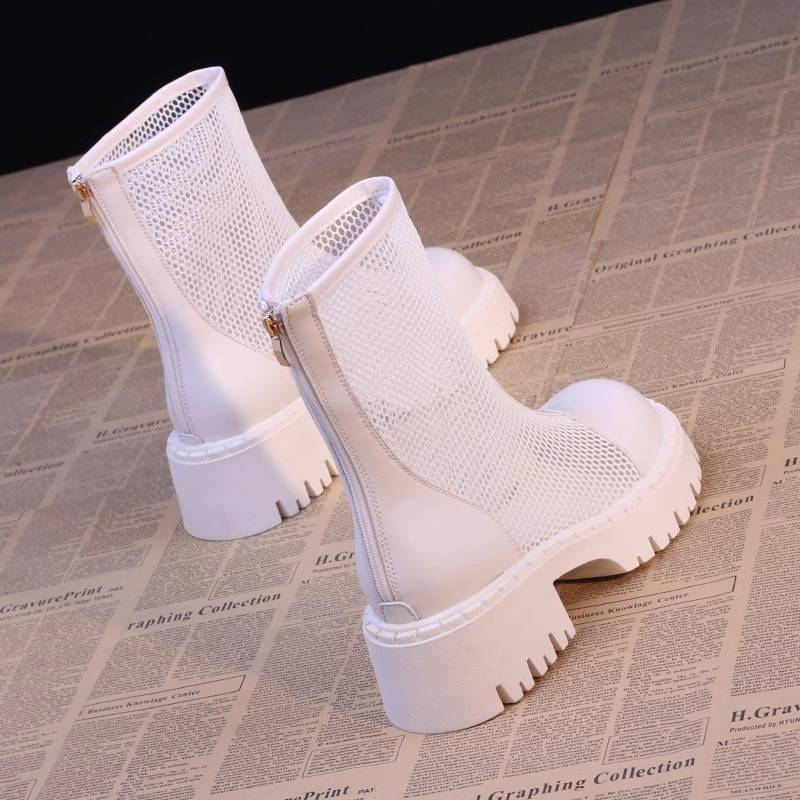 Soon-to-be-breathable short bunts 2024 semmer new Heel net surprise Martin bootts