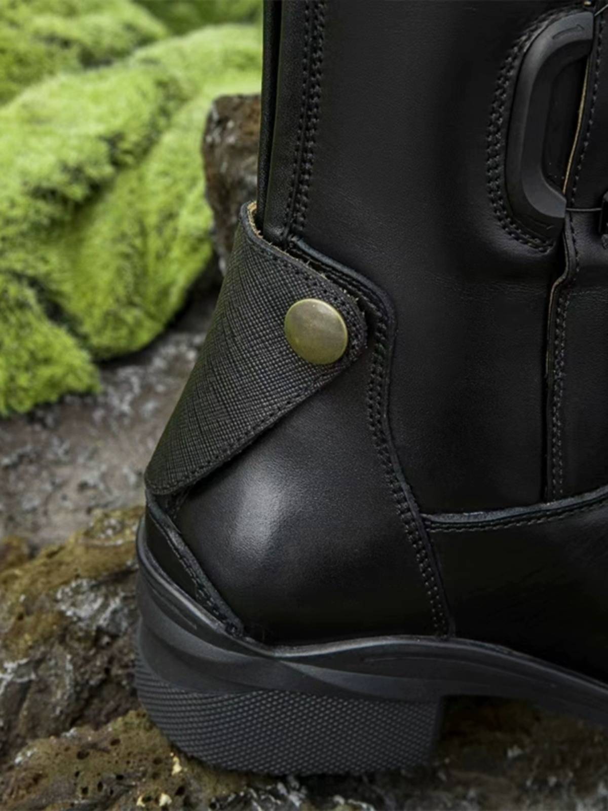 Professional riding boots head layer cowhide long boots can adjust the legs cyclical boots competition training obstacle boots riding clothes
