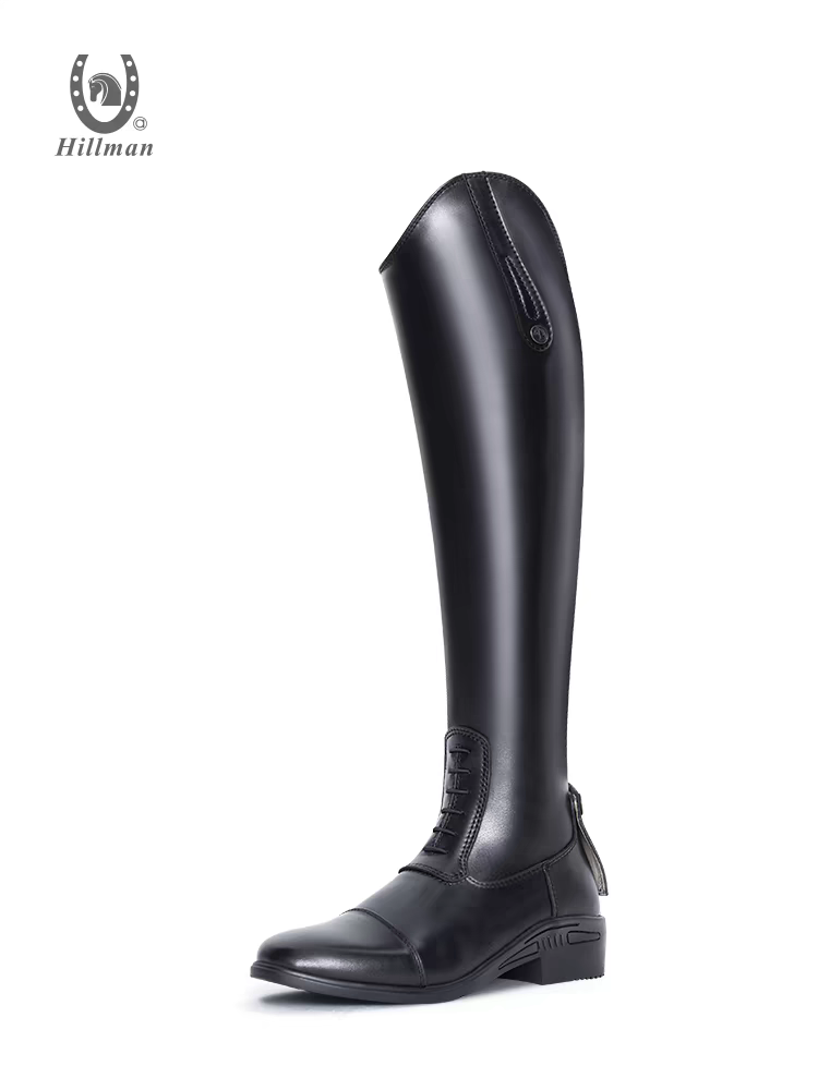Professional equestrian boots men and women riding boots hillman real cowhide breathable soft riding boots obstacle boots
