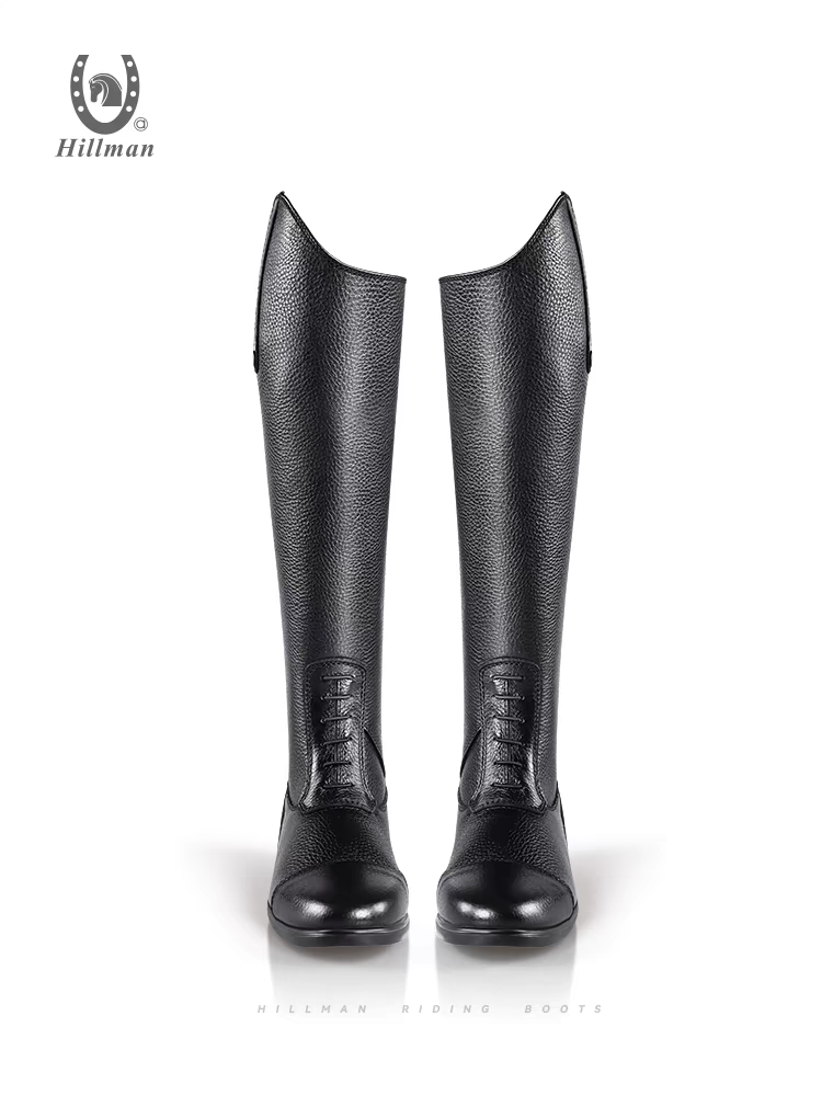 Professional equestrian boots men and women riding boots hillman real cowhide breathable soft riding boots obstacle boots