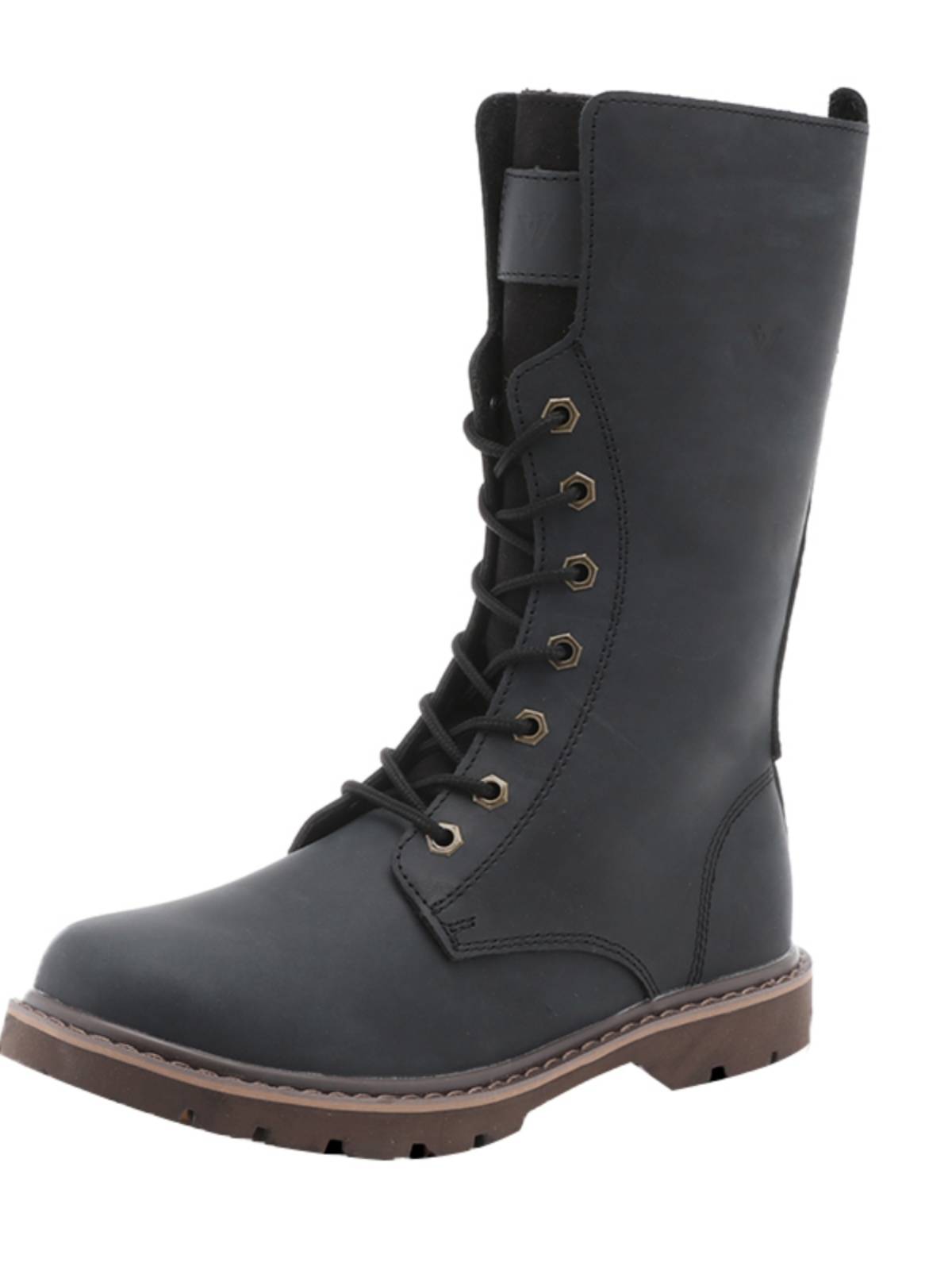 Leather men's boots, cowhide Knight boots, high -pipe boots, Mongolian boots retro boots, moisture workers, breathable Martin boots