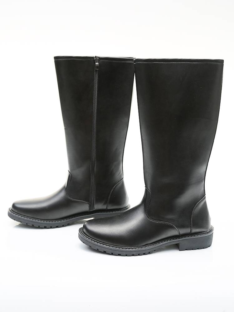 New men's and women's long boots, high boots, large middle school students, flag -raising fighters, fighters, boots, boots, knights, Knights performance boots