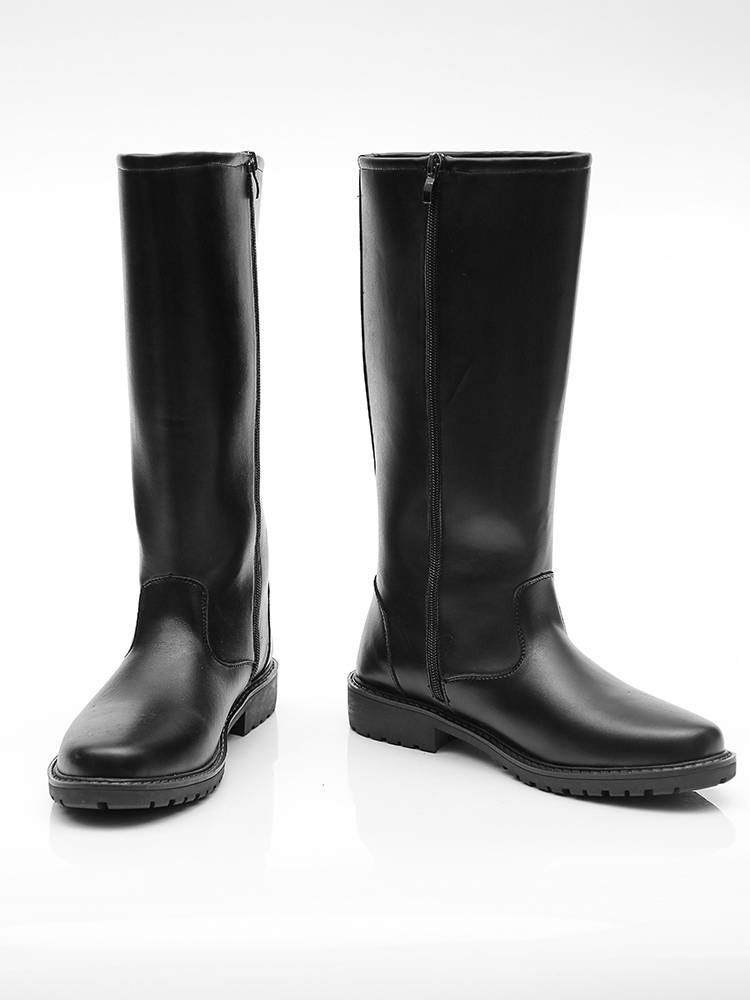 New men's and women's long boots, high boots, large middle school students, flag -raising fighters, fighters, boots, boots, knights, Knights performance boots
