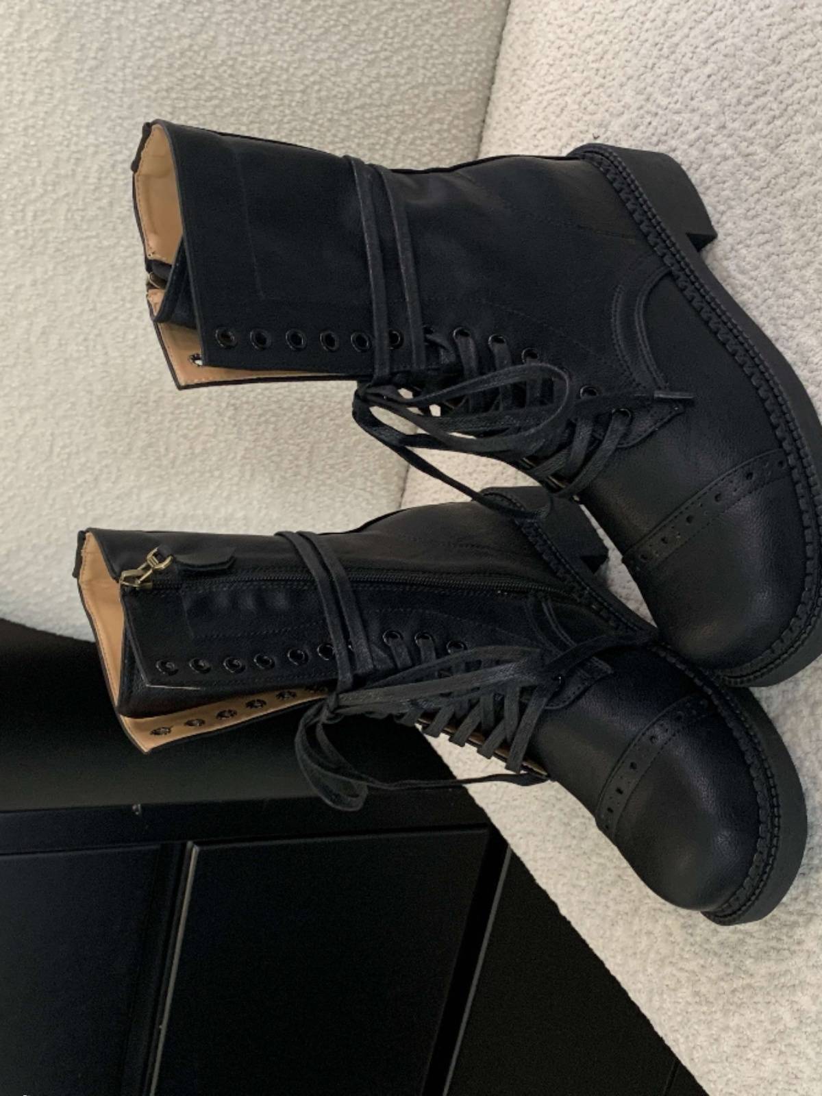 Inner increase of 2024 female summer rough heel retro Martin boots locomotive boots in western denim boots in British style knight short boots