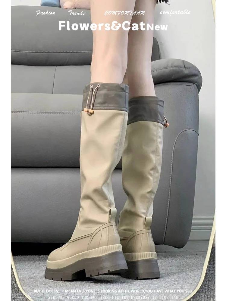 The Wildbirds Association can fold two new waterproof rain-proof boots, 2023 new four-season long-bone boots
