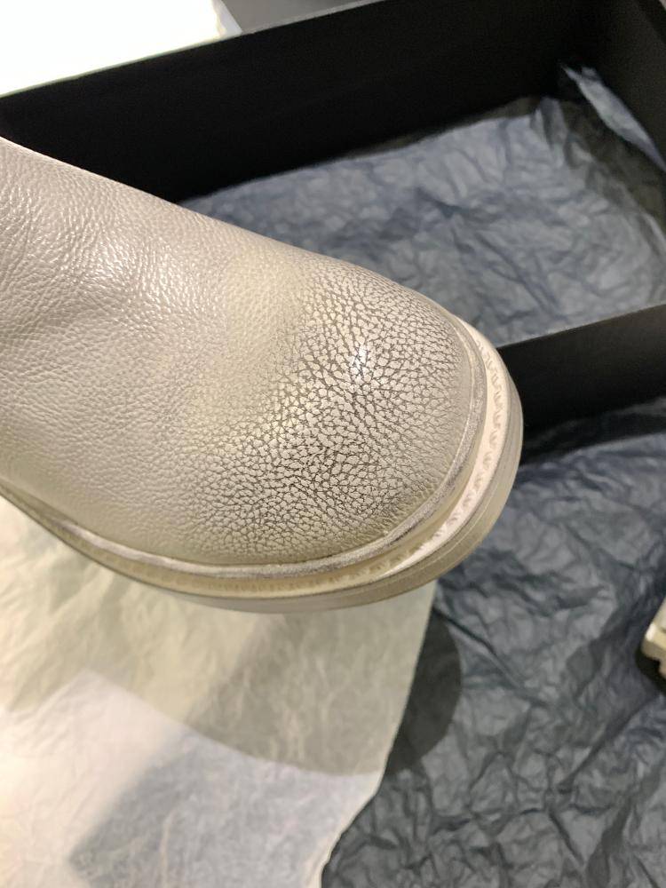 Song Xixi leather thick sole boots women's thick heels boots, high boots, belt buckle Martin boots, locomotive, motorcycle boots