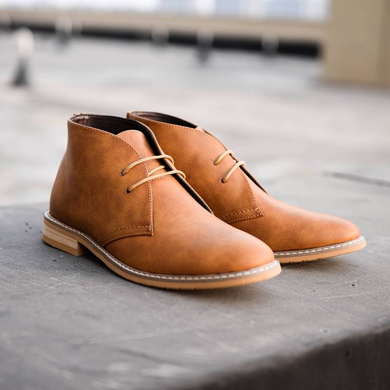 Foreign order!Retro desert boots classic horse boots large size men's shoes retro workpiece boots casual British style Martin boots