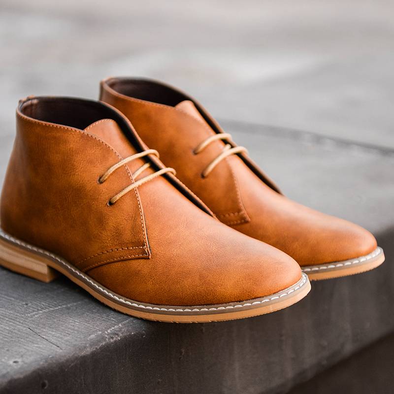 Foreign order!Retro desert boots classic horse boots large size men's shoes retro workpiece boots casual British style Martin boots