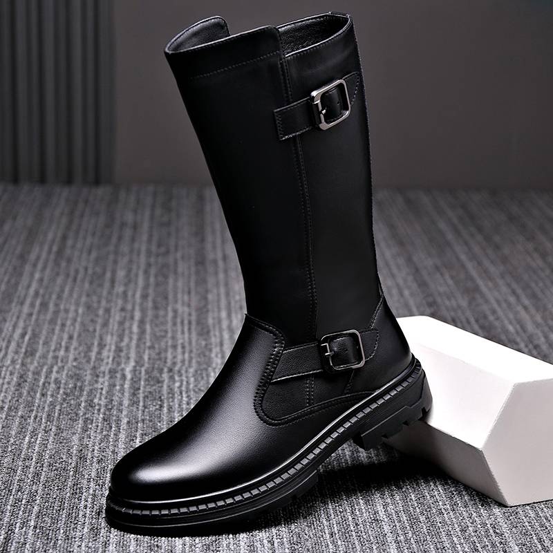 Horse boots, boots, boots, leather Martin boots for the winter