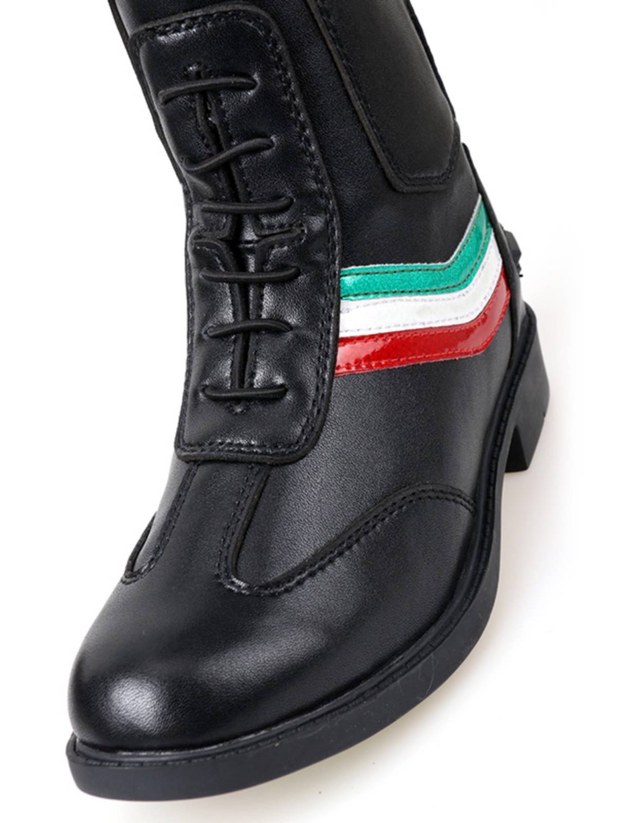 Leather ride competition training horse boots high -pipe boots breathable leather equestrian boots children's equestrian boots