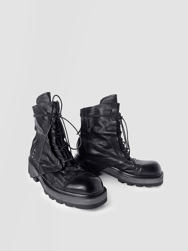 Phantom original designer brand brand new thick bottom increase Martin boots men's leather design sense high -top boots female